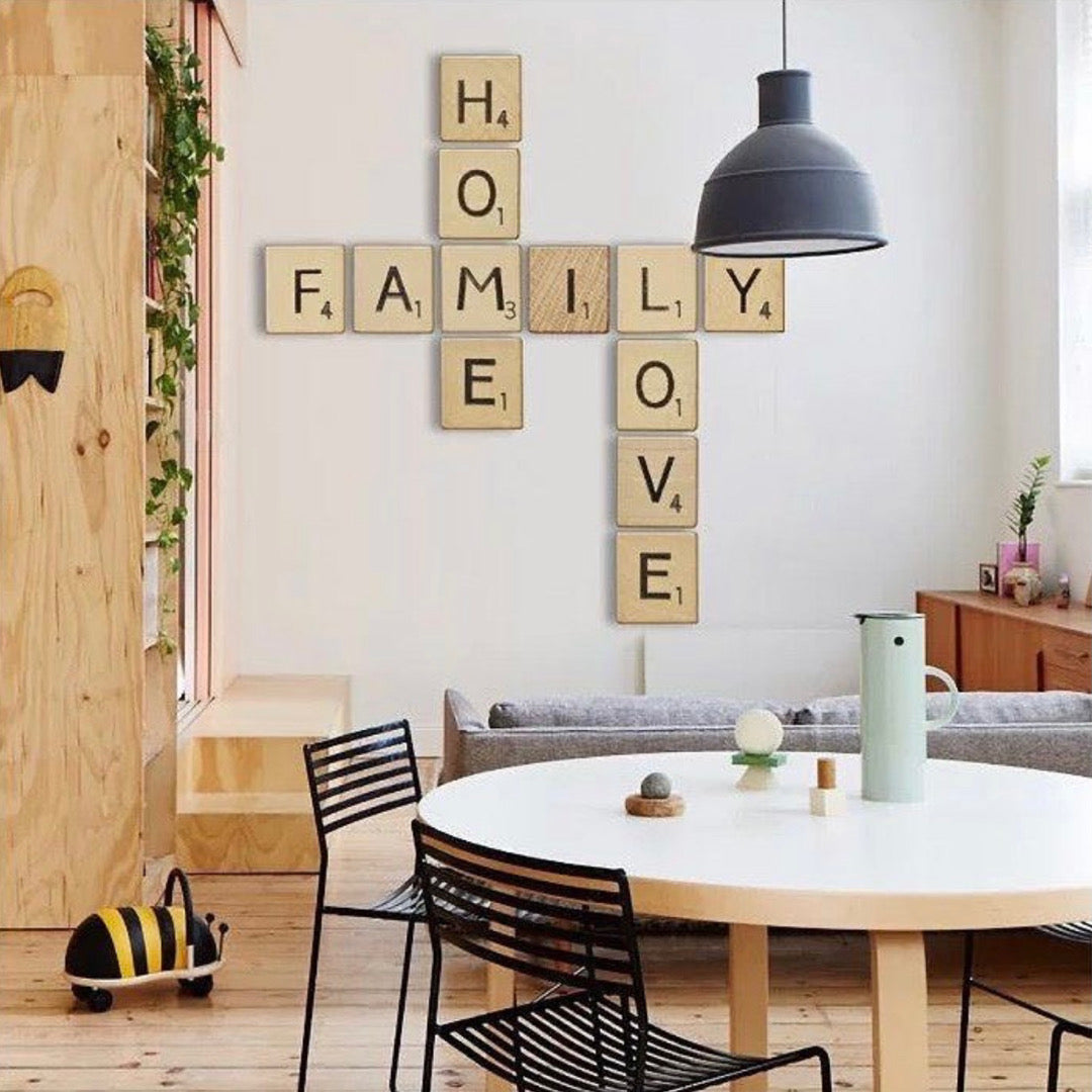 HOME FAMILY LOVE – SCRABBLE LETTER SET
