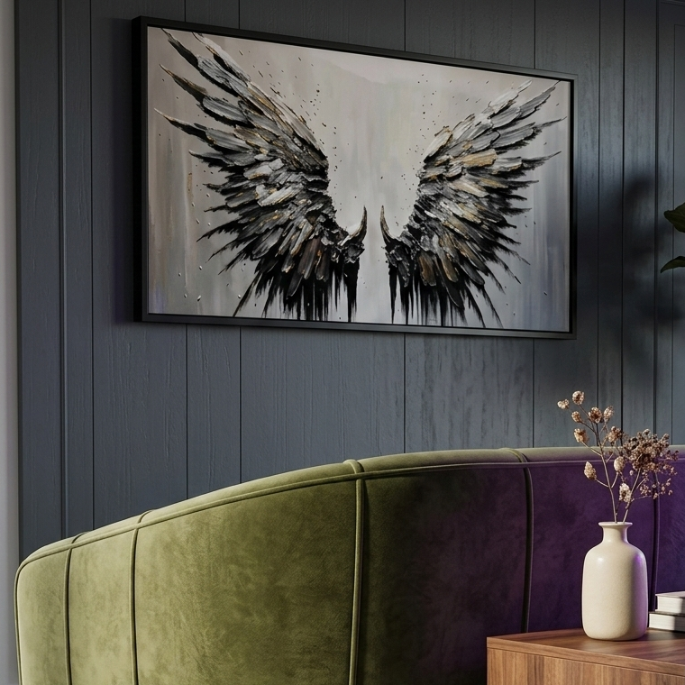 Divine Ascent Wings | Premium Rise Wall Art