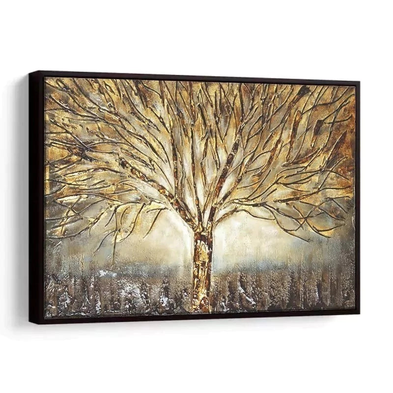 Golden Tree of Life Painting