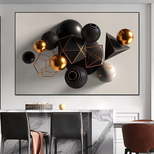 Abstract Decorative Frame Geometric Shapes