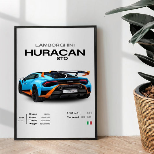 Lamborghini Huracan STO - Wall Art