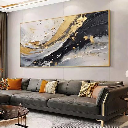 Abstract Painting Dark and Light Colors