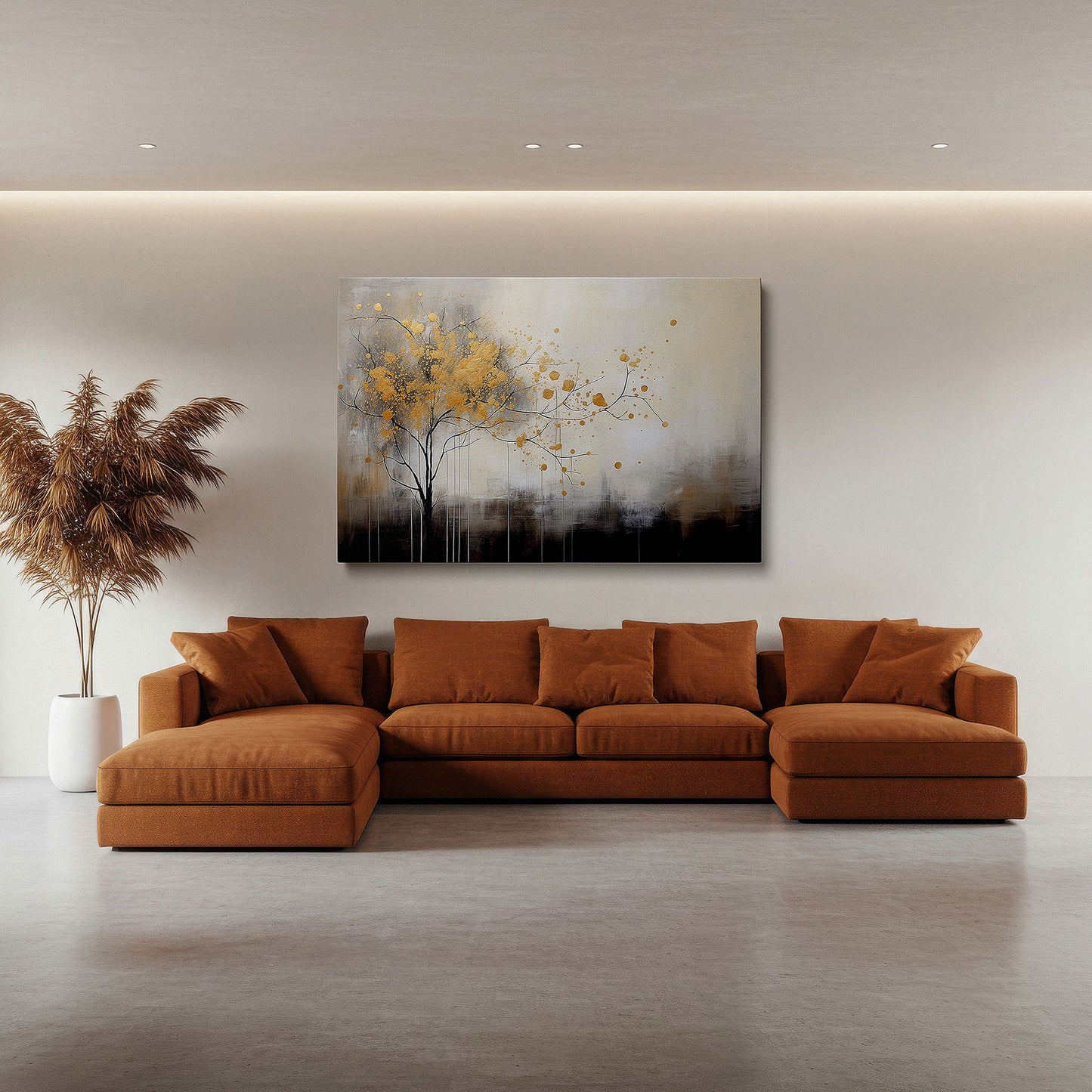 Elegant Tree Canvas Art for Office & Living Room