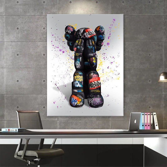 "I don't see Kaws" Wall Frame Art