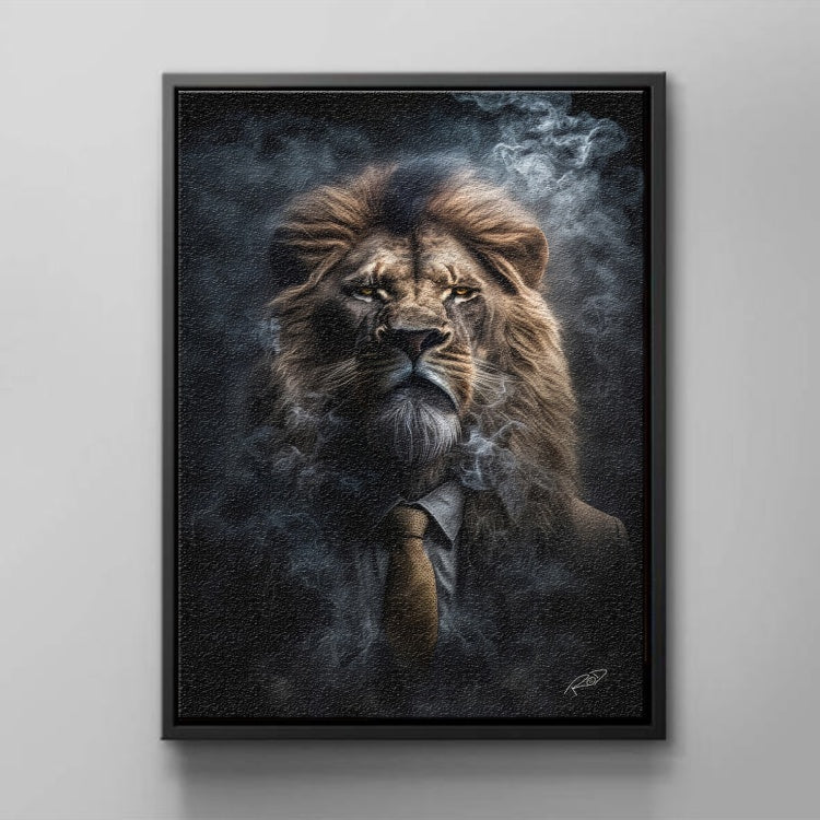 "LION BOSS" -Wall Frame Art