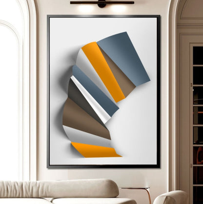 geometric abstract -Wall Frame Art