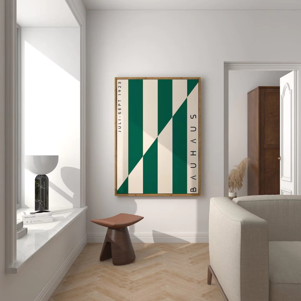 Green Bauhaus Painting 1923