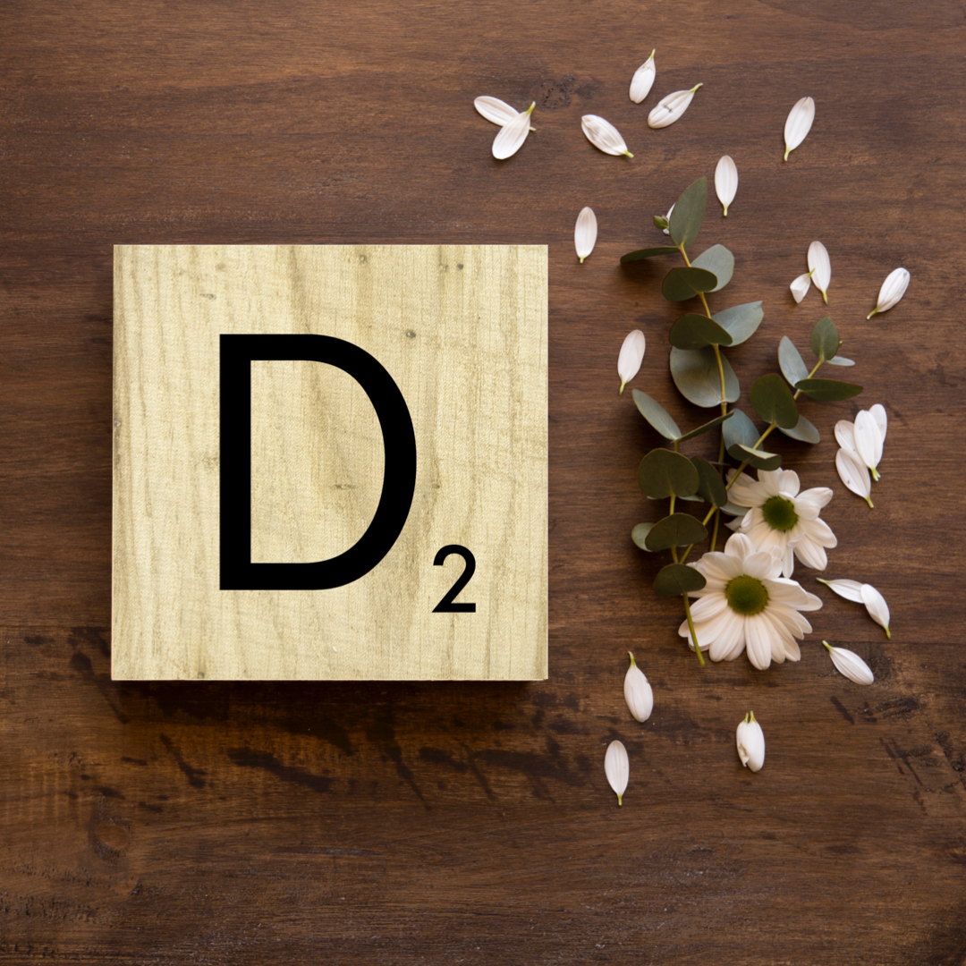 SCRABBLE LETTER “D”