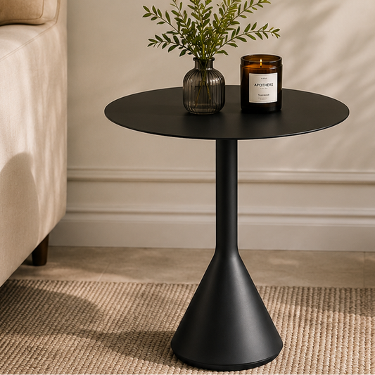ANTHRA – Black Cone Shaped Outdoor Table