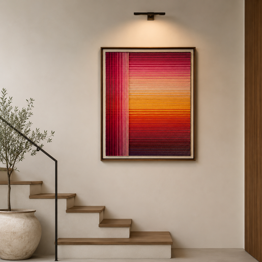 Spectra Vibrant Figure Canvas Wall Frame Art