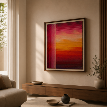 Spectra Vibrant Figure Canvas Wall Frame Art