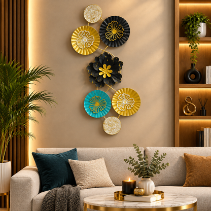 Golden Blossom Gallery Wall Decor