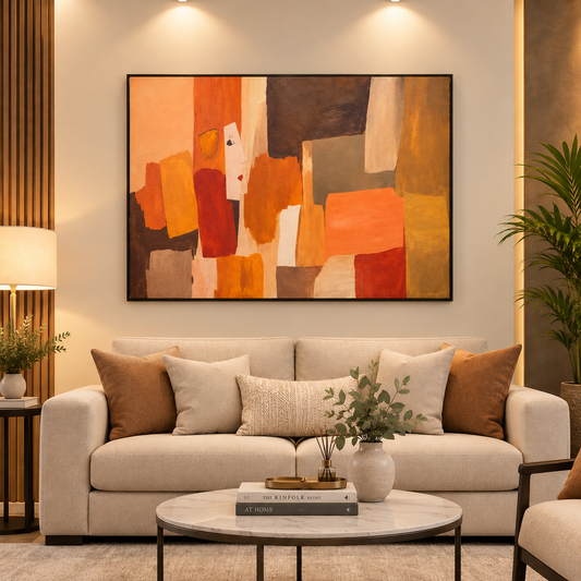 Modren Villa Artistic Canvas Wall Frame