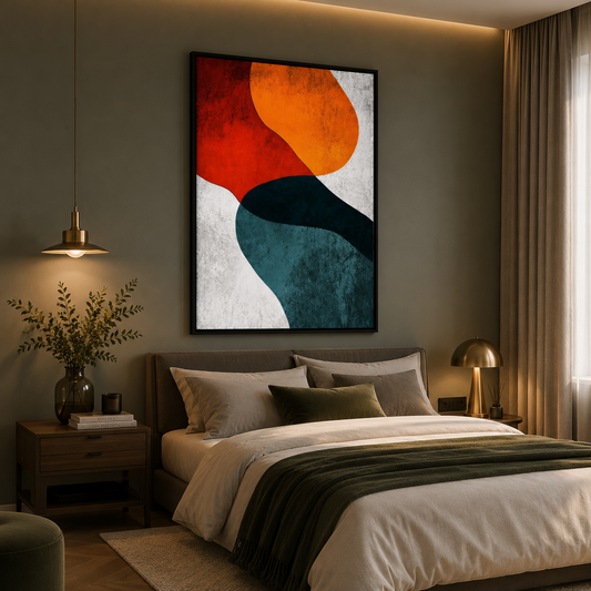 Colorful Abstract Modern NOVA Canvas Wall Art