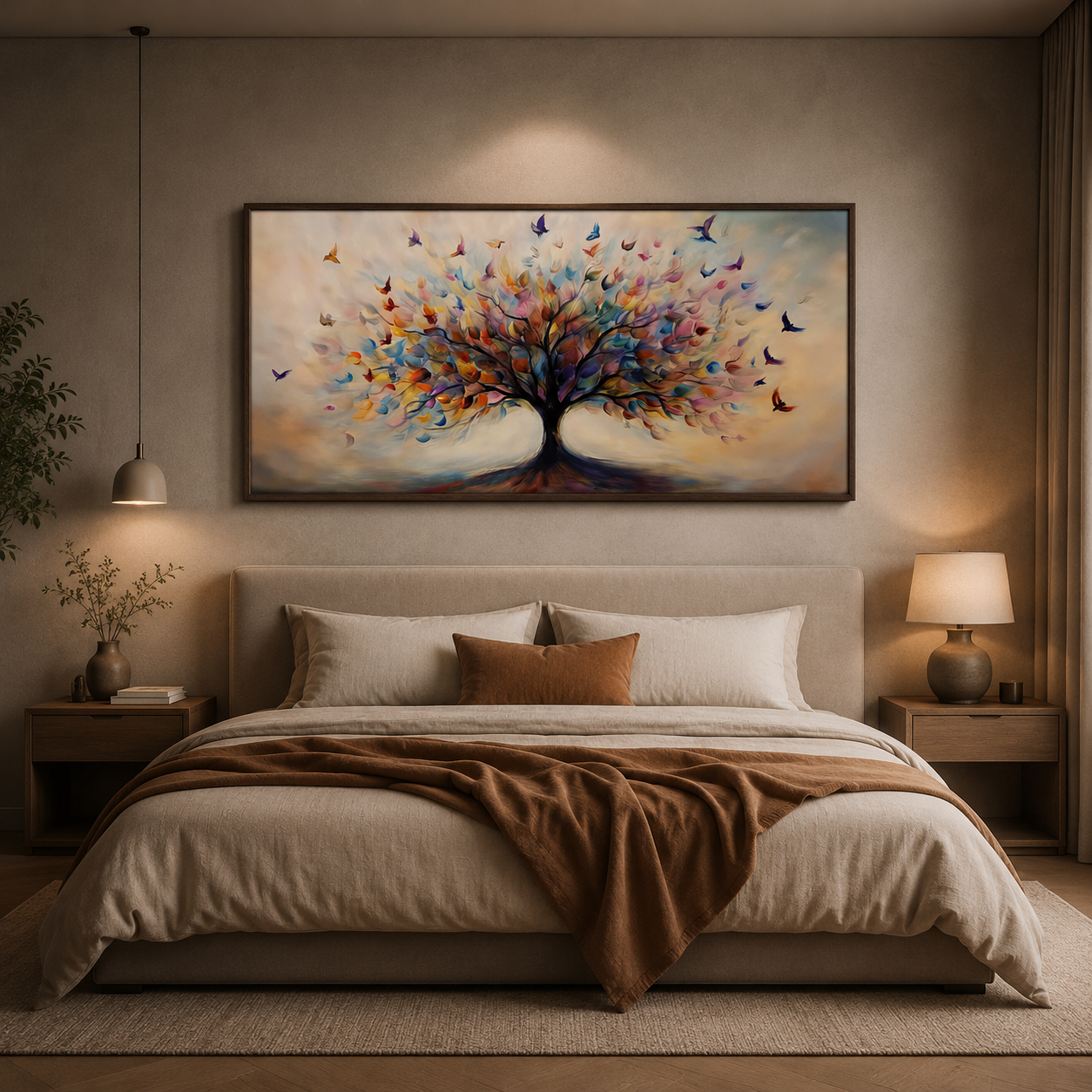 Yaggudrasal Tree Canvas Abstract Art