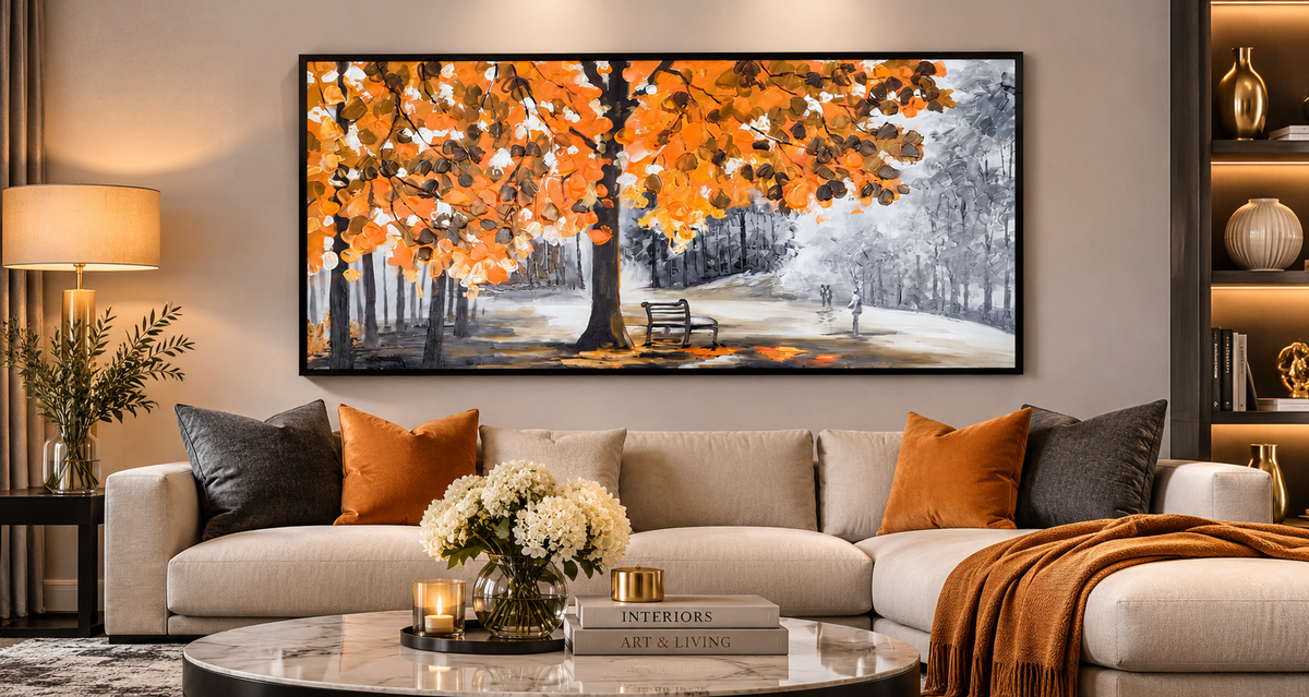 Serenity in Motion Artistic Canvas Wall Frame