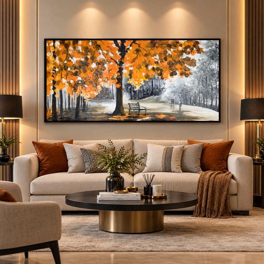 Serenity in Motion Artistic Canvas Wall Frame