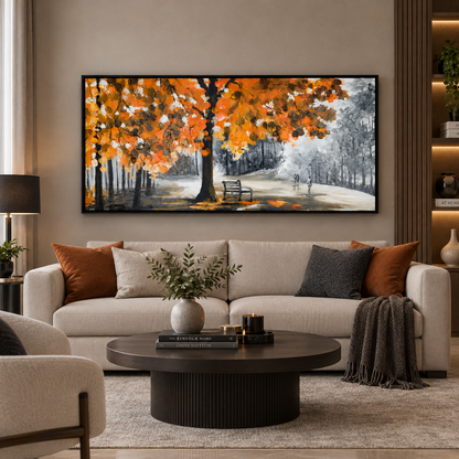 Serenity in Motion Artistic Canvas Wall Frame
