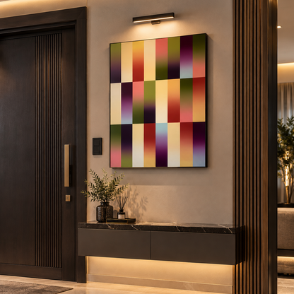 Modern Color Flow Canvas Wall Frame