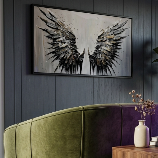Divine Ascent Wings | Premium Rise Wall Art