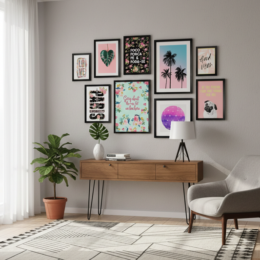 FASHION WALL ART – 9 PANEL SET