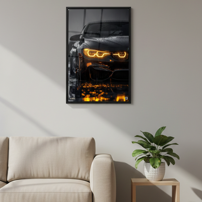 "B-8 King"-Wall Frame Art