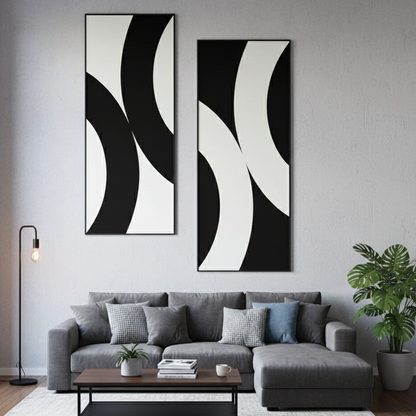 BOLD MARKER LINES – 2 PANEL SET