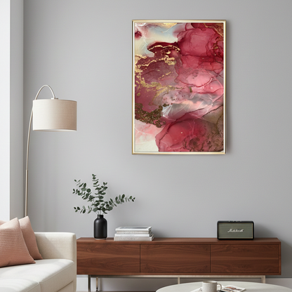 ENERGY OF PINK PAINTING – SINGLE WALL ART