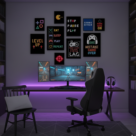 GAMING – 10 PANEL SET – DECOR WALL ART