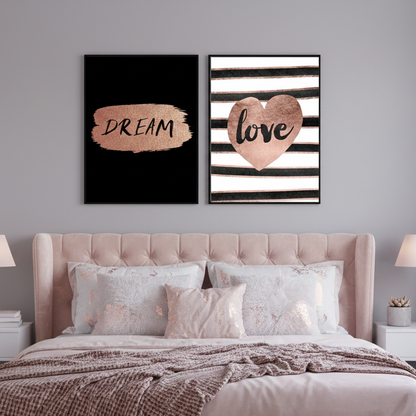 DREAM AND LOVE – 2 PANEL SET