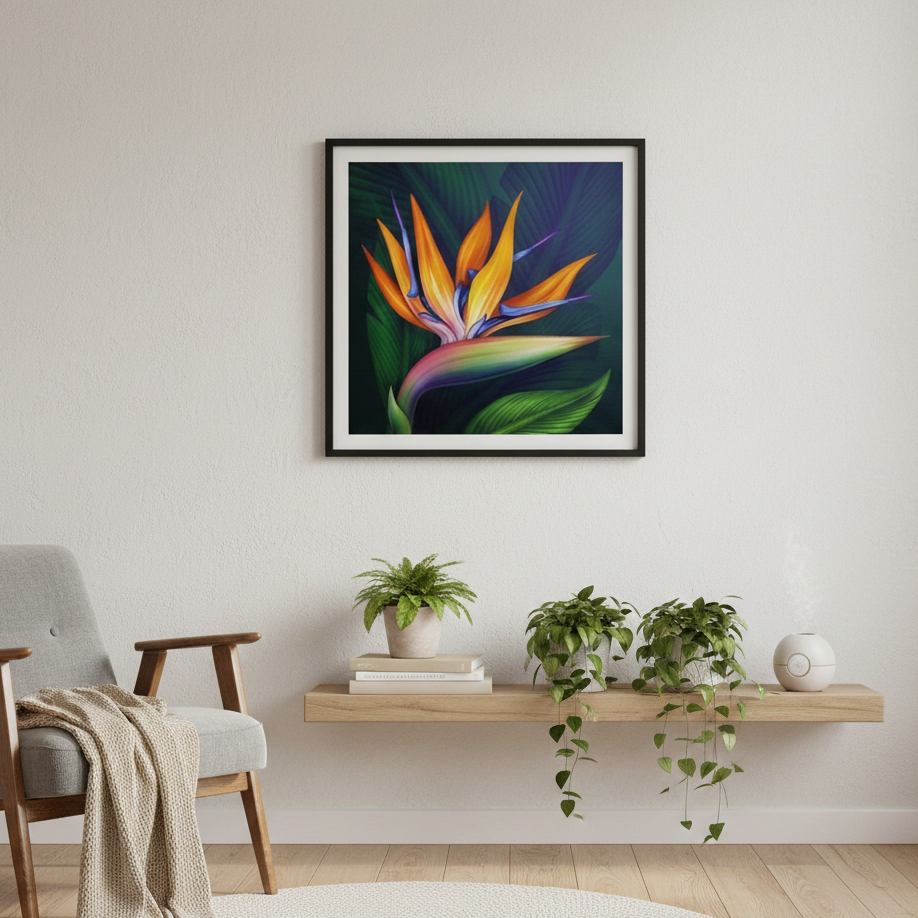 FLOWER OF PARADISE – SINGLE WALL ART