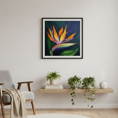FLOWER OF PARADISE – SINGLE WALL ART