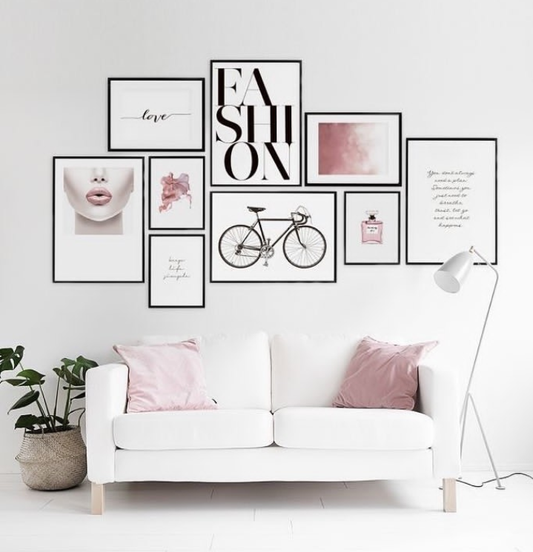 COCO FASHION WALL ART – 9 PANEL SET