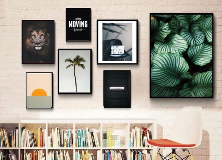 LION HEAD TREE SUNSET – 7 PANEL SET