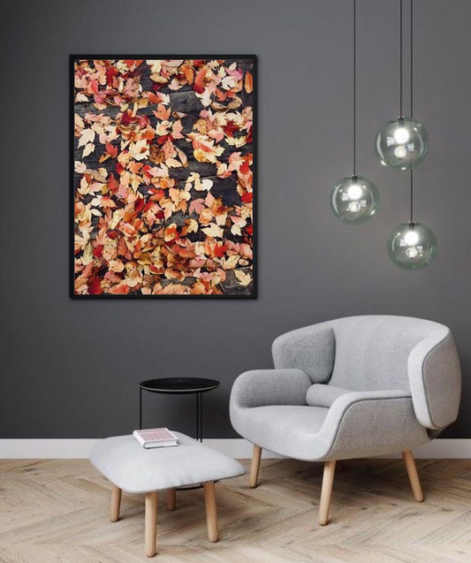 LEAVES AUTUMN WALL ART – SINGLE WALL ART