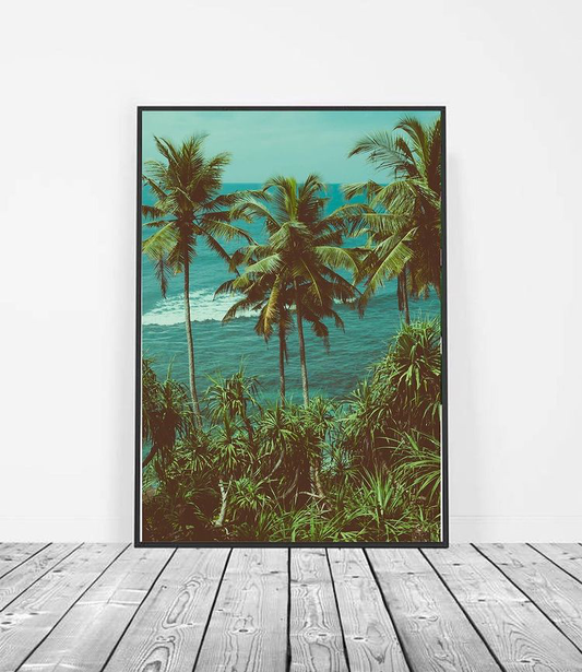 TROPICAL AESTHETIC WALL ART – SINGLE WALL ART