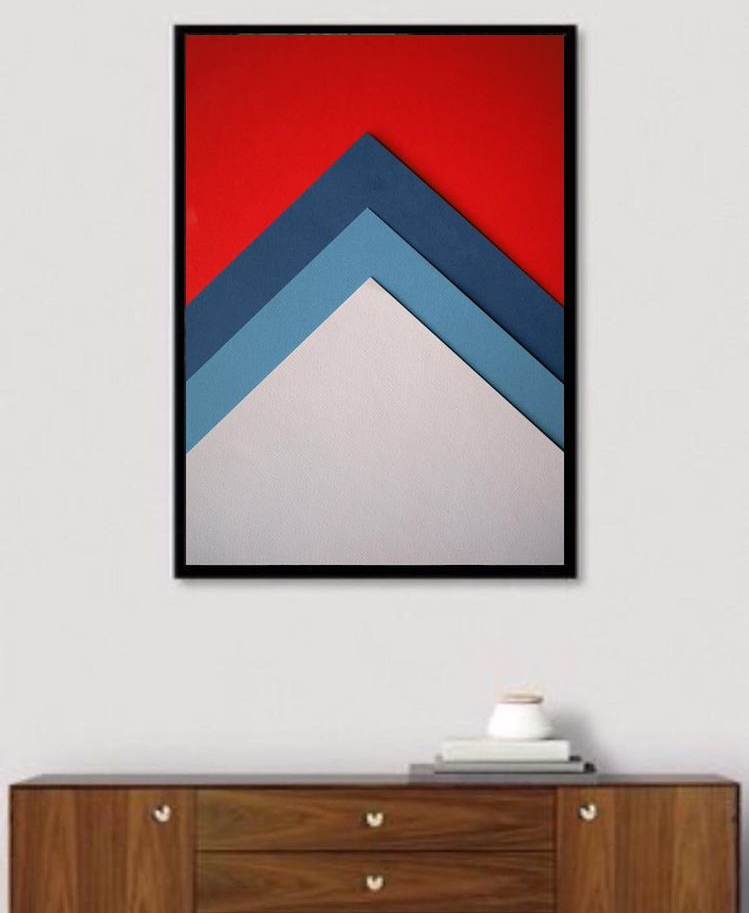 HARD EDGE WALL ART – SINGLE WALL ART