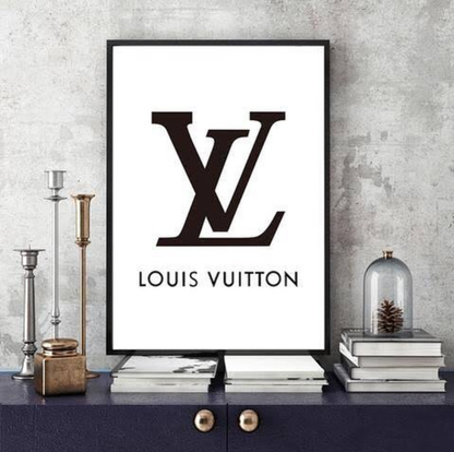 LV LOGO WALL ART – SINGLE WALL ART