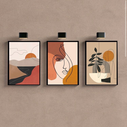 SUNSET BOHO ART – 3 PANEL SET