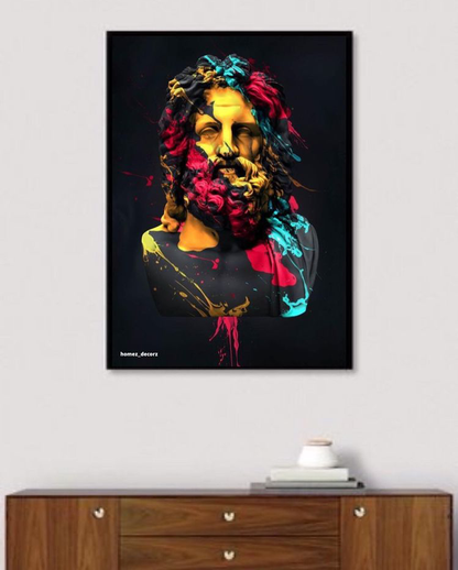 STATUE OF ZEUS WALL ART – SINGLE WALL ART