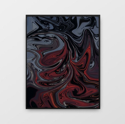 LIQUID TEXTURE WALL ART – SINGLE WALL ART