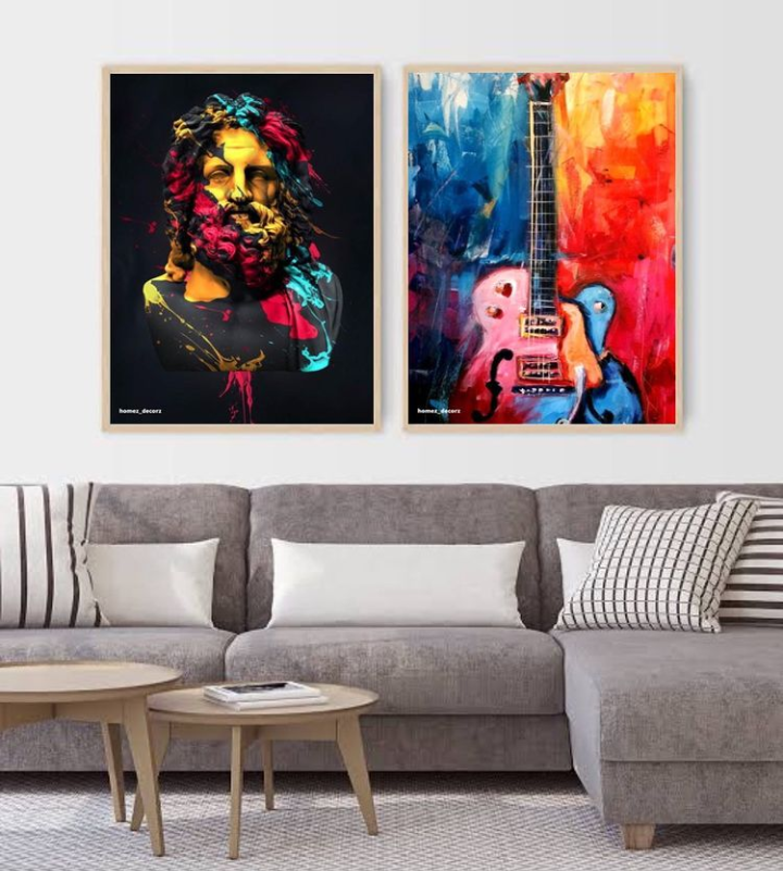 ZEUS GOOD AND GUITAR – 2 PANEL SET