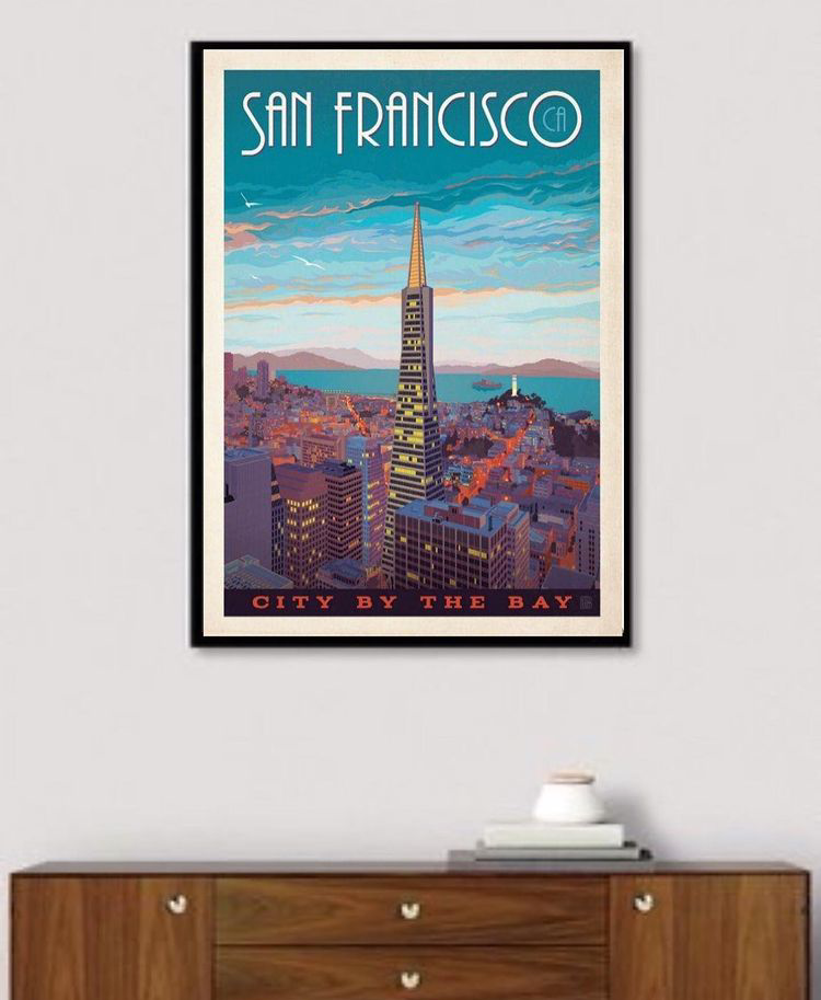 SAN FRANCISCO CITY WALL HANGING – SINGLE WALL ART