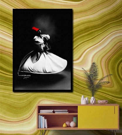 SUFI WALL HANGING ART – SUFISIM WALL ART