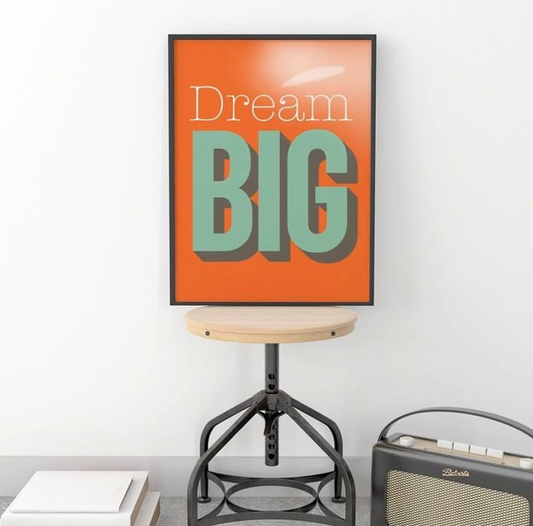 DREAM BIG WALL HANGING – SINGLE WALL ART