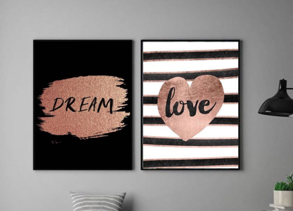DREAM AND LOVE – 2 PANEL SET