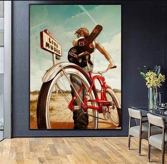 BICYCLE WALL ART – TRAVIL WALL ART