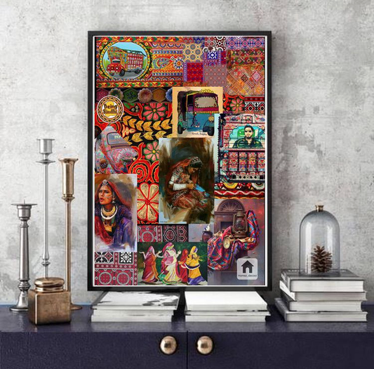 PAKISTANI CULTURE WALL ART – SINGLE WALL ART