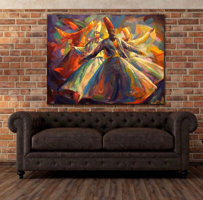SUFI DERVISH – SUFISM WALL ART CANVAS