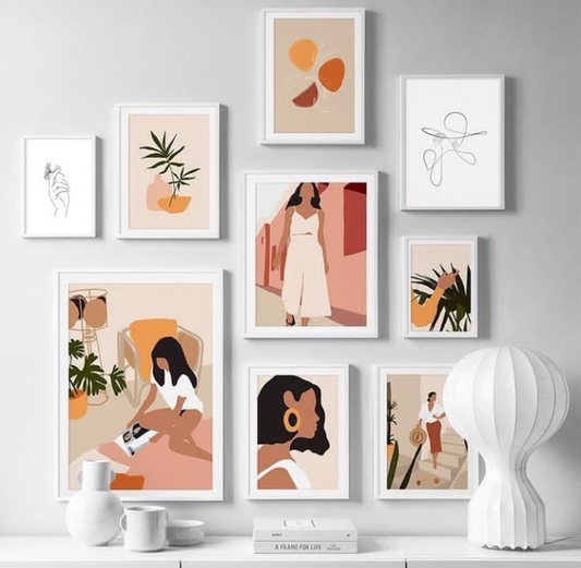 WOMEN BOHO – 9 PANEL SET